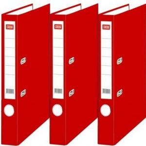 Cassa Plastik Dar Klasör Kırmızı Renk 7290 A Kalite