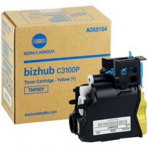 Konica Minolta TNP50Y Orjinal Sarı Toner Bizhub C3100P (A0X5354)