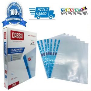 Kristal Poşet Dosya 100 Mikron Cassa 7296 Busıness 100 Lü Pk.