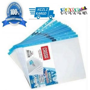 Kristal Poşet Dosya 80 Mikron Cassa 7265 / 50 Li Paket.