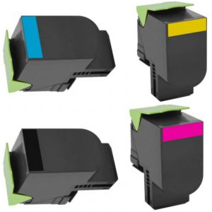 Lexmark C540 Muadil Toner Takım (Set) X544/X546/X543/C543 Çipli