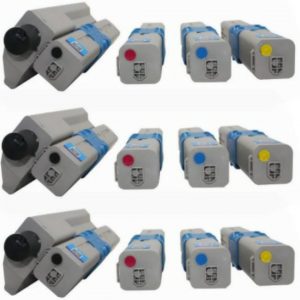 Oki C310 Muadil Toner Takım C330/C510/C511/C530/MC352/MC361 CMYK