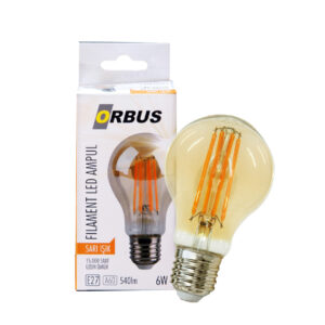 Orbus 6WATT AMBER RUSTİK EDISON AMPUL E27 DUY