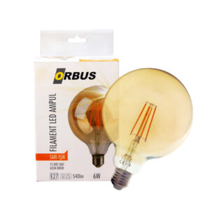Orbus 6WATT RUSTİK GLOBE AMPUL AMBER E27 DUY