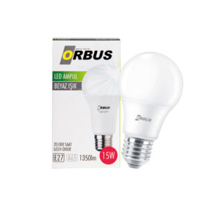 ORBUS 15WATT LED AMPUL BEYAZ IŞIK E27 DUY