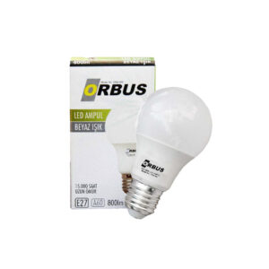 ORBUS 9WATT LED AMPUL BEYAZ IŞIK E27 DUY