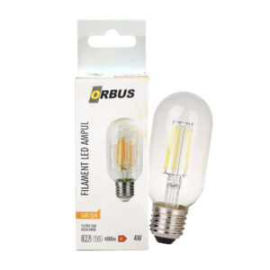 Orbus 4WATT CLEAR RUSTIK MUM AMPUL E27 360Lm